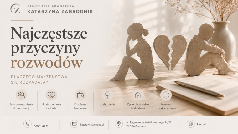 Najczęstsze przyczyny rozwodów – dlaczego małżeństwa się rozpadają?
