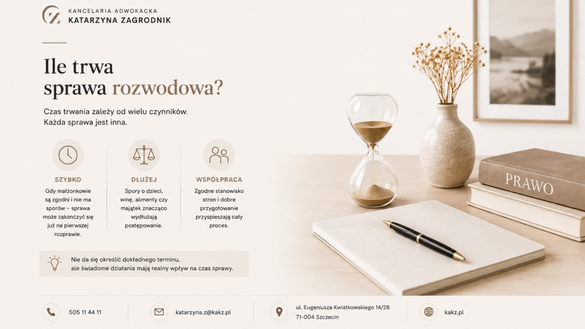 Ile trwa sprawa rozwodowa?