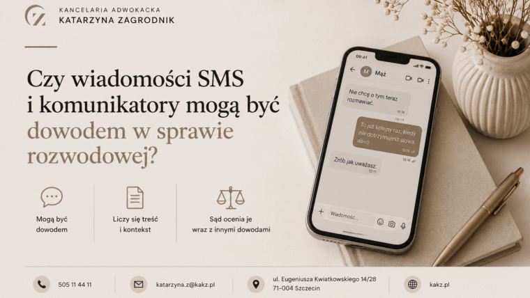 Czy wiadomości SMS i komunikatory mogą być dowodem w sprawie rozwodowej?